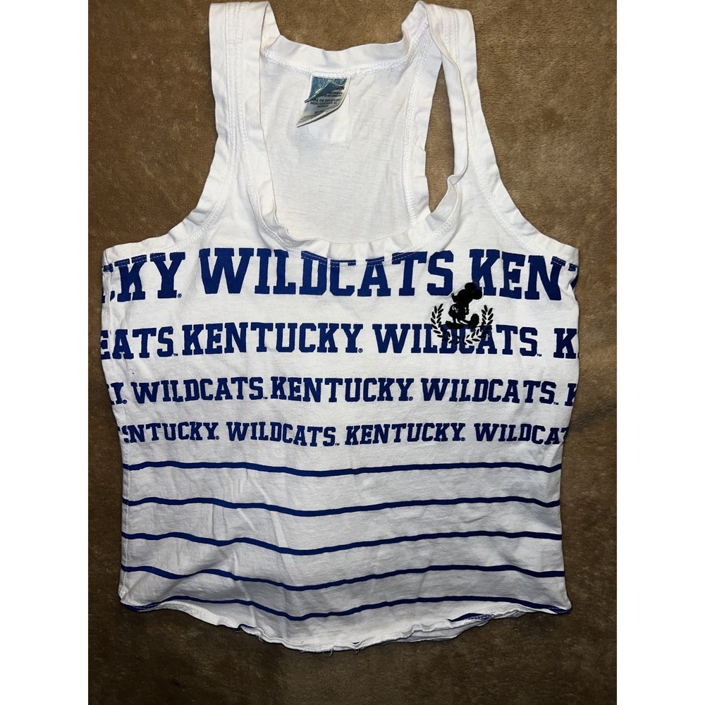 Disney Athletic Mickey Mouse Medium Tank Top Womens Kentucky Wildcats C0